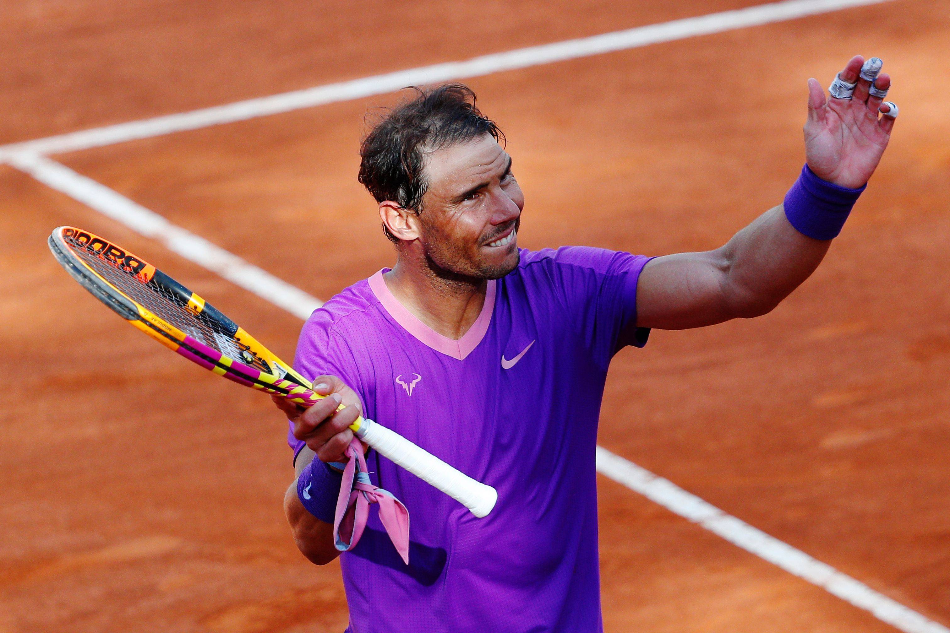 关于美国网球队横扫意大利网球队，纳达尔完成帽子戏法的信息